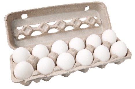 Farm Fresh Large White Eggs